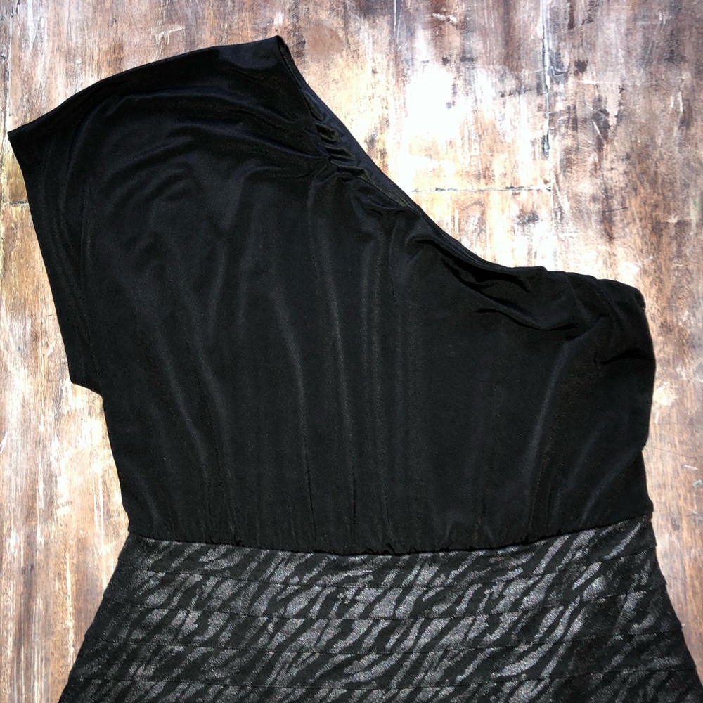 Express One Shouldered Dress - Picture 2 of 4